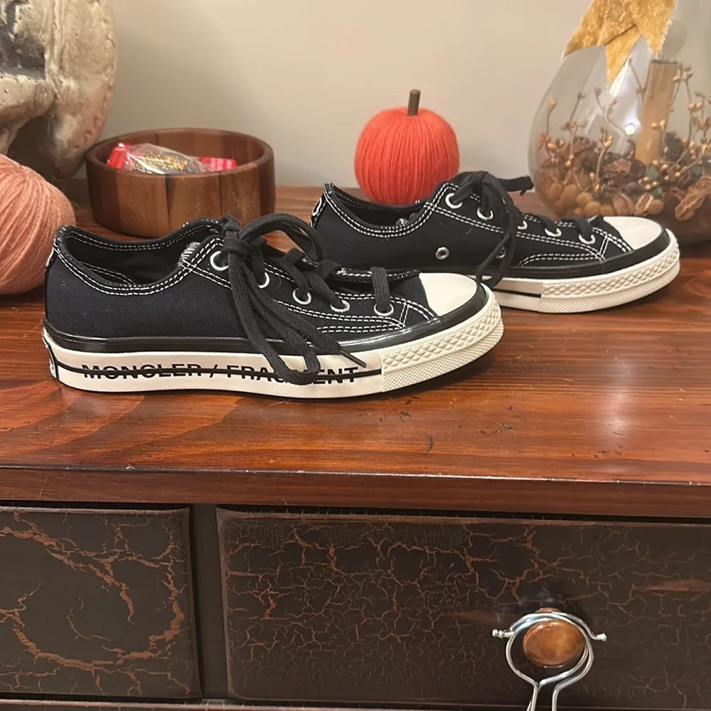 Converse Chuck 70 Low x Fragment Design x Moncler Black